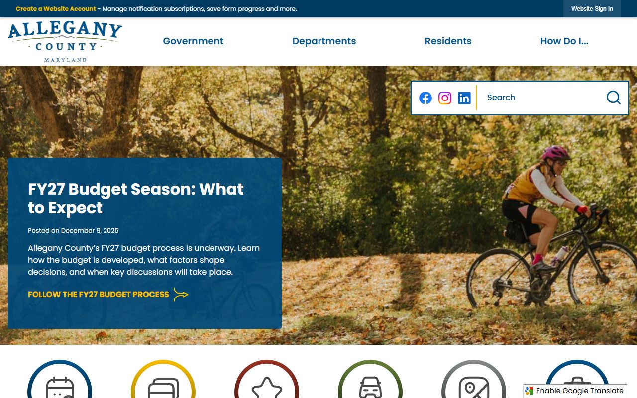 Allegany County Government portal for Allegany County recent bookings