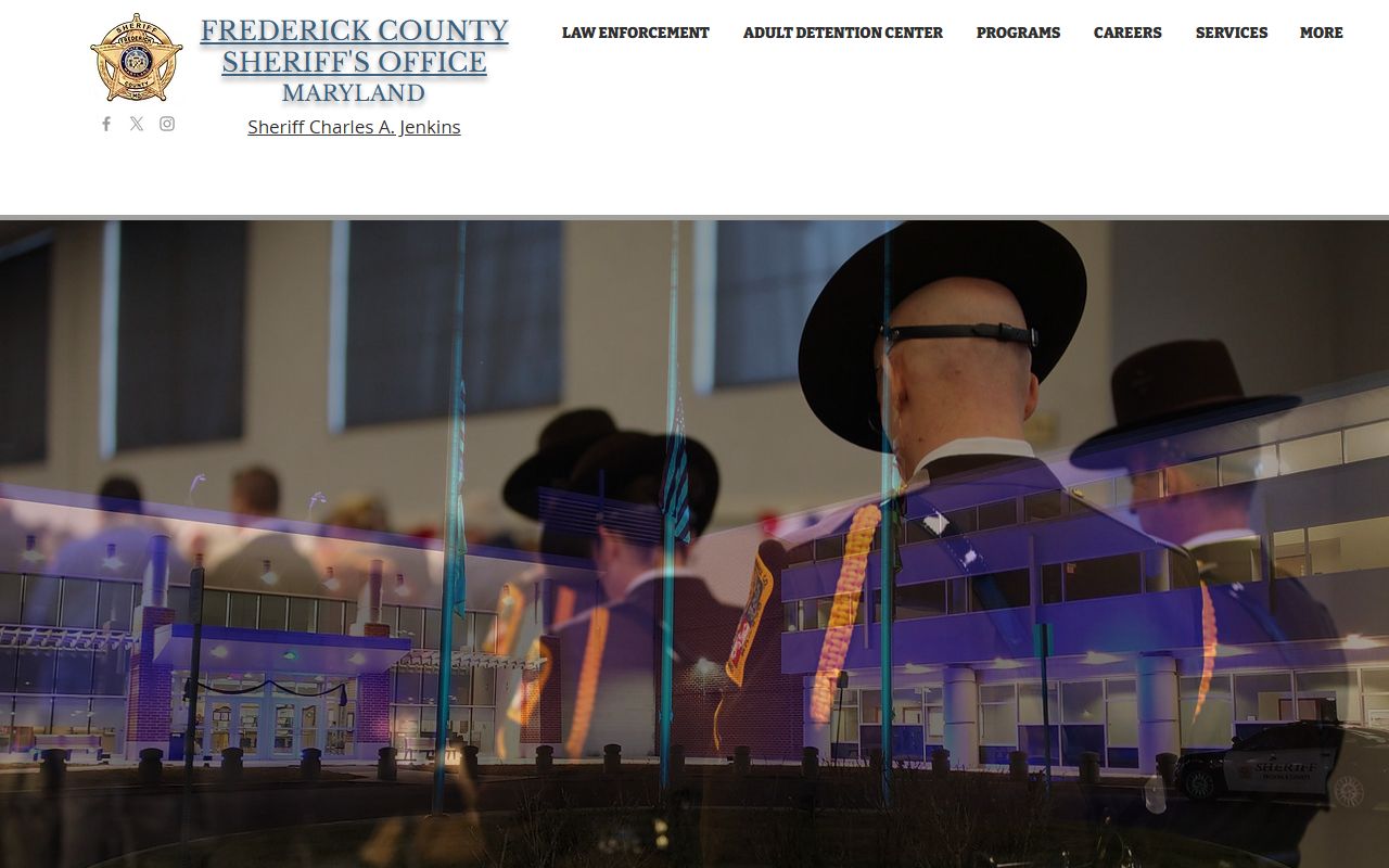 Frederick County Sheriff website for Frederick recent bookings information