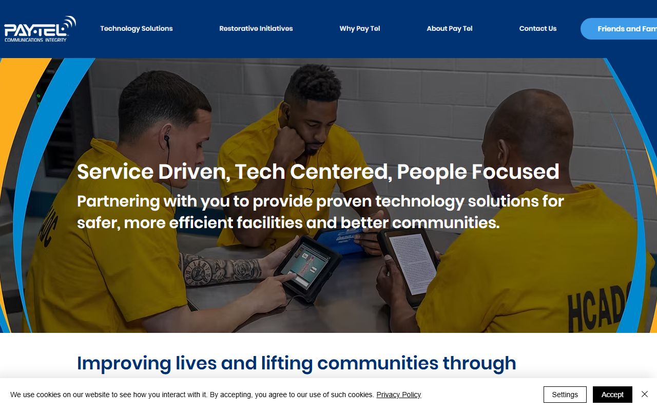 PayTel inmate phone service for Frederick County recent bookings